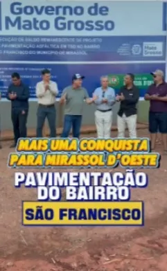 O trabalho sério e a nossa forte articulação junto ao Governo do Estado e à prefeitura continuam transformando a nossa região, e hoje o asfalto no bairro Parque São Francisco em Mirassol já é uma realidade licitada e com obras iniciadas!