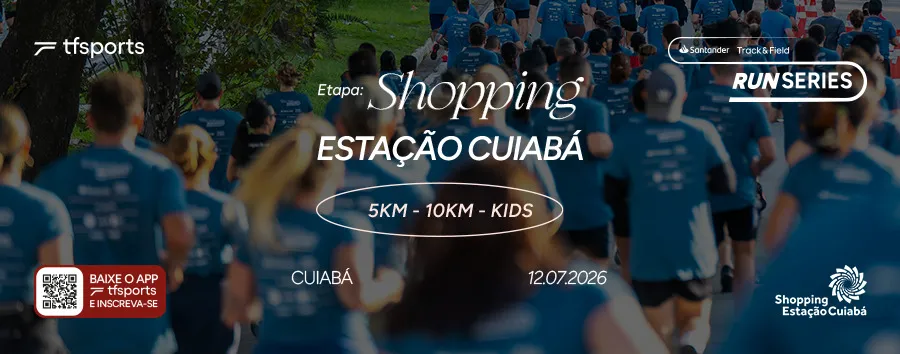Corrida Track&Field no Shopping Estação Cuiabá