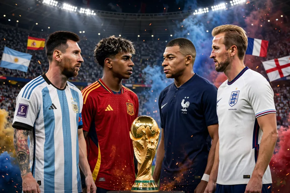 Semifinais da Copa do Mundo 2026 reúnem quatro campeãs mundiais em busca da final nos EUA