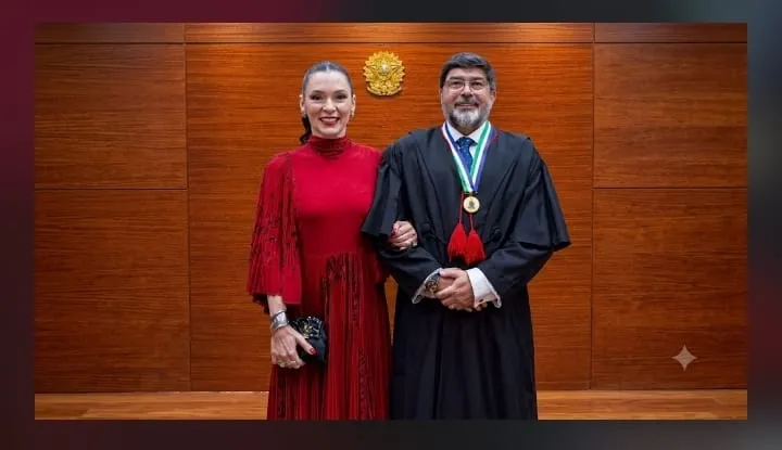 Coluna Anamaria: O novo Desembargador do TJMT Antônio Horácio da Silva Neto e sua esposa Flavia Salem, felicíssimos em dia de posse!