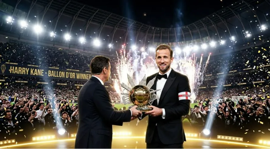 Harry Kane conquista a Bola de Ouro 2026 após temporada histórica pelo Bayern