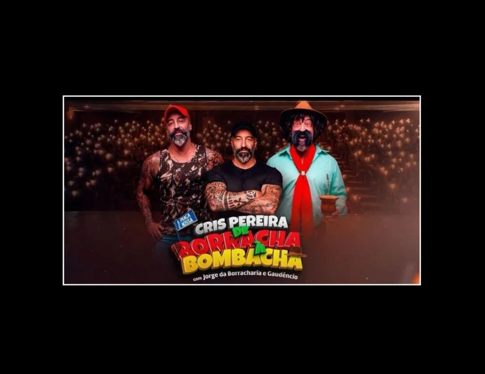 Show com o humorista Cris Pereira, neste domingo, em Cuiabá!
