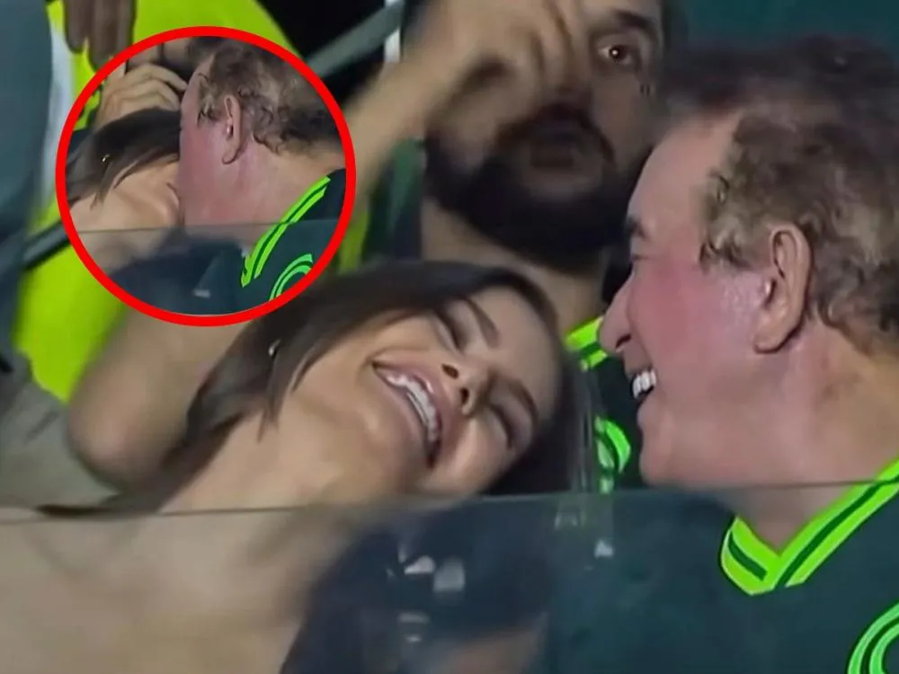 É o amor! Amado Batista rouba a cena ao ser flagrado aos beijos com a esposa