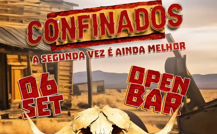 CONFINADOS: a segunda vez é ainda melhor! no Bar da Lagoa