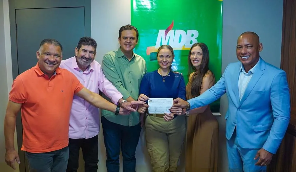 Vice-prefeita de Cuiabá, Vânia Rosa oficializa filiação ao MDB