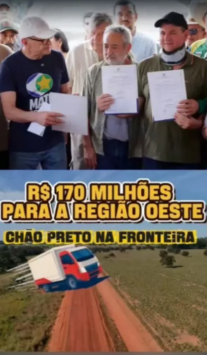 Meu agradecimento ao secretário Marcelo Padeiro pelo compromisso com a Região Oeste e pelos mais de R$ 170 milhões em investimentos anunciados durante o Estradeiro. 🤝🚜