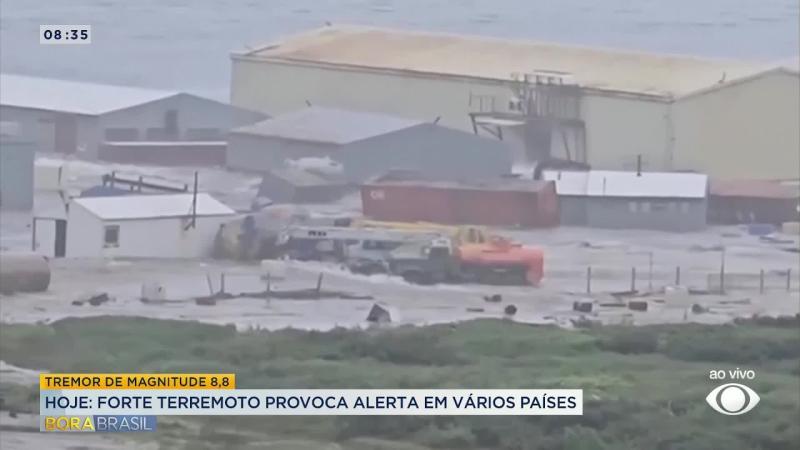 Terremoto de magnitude 8,8 na Rússia é o mais forte do mundo desde 2011 | Bora Brasil