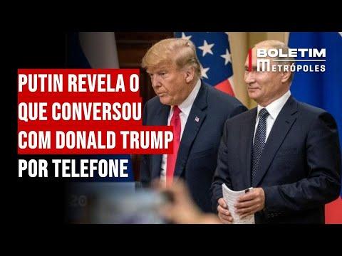 Putin revela o que conversou com Donald Trump por telefone