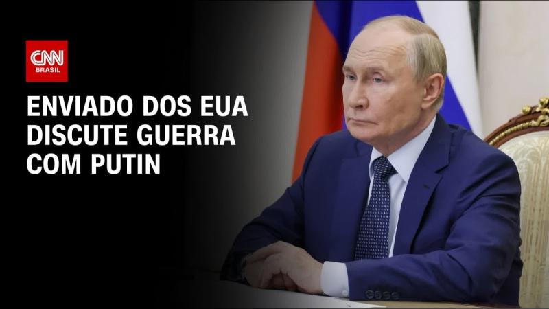 Enviado dos EUA discute guerra da Ucrânia com Putin