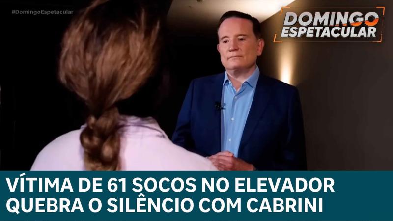 Mulher que foi vítima de agressões no elevador quebra o silêncio em entrevista exclusiva Cabrini