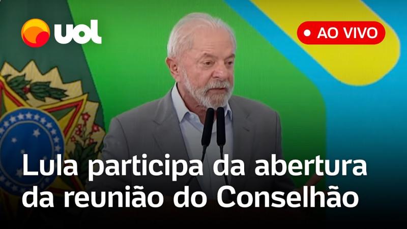 Lula participa de reunião do Conselhão para debater economia, desenvolvimento e mais; ao vivo