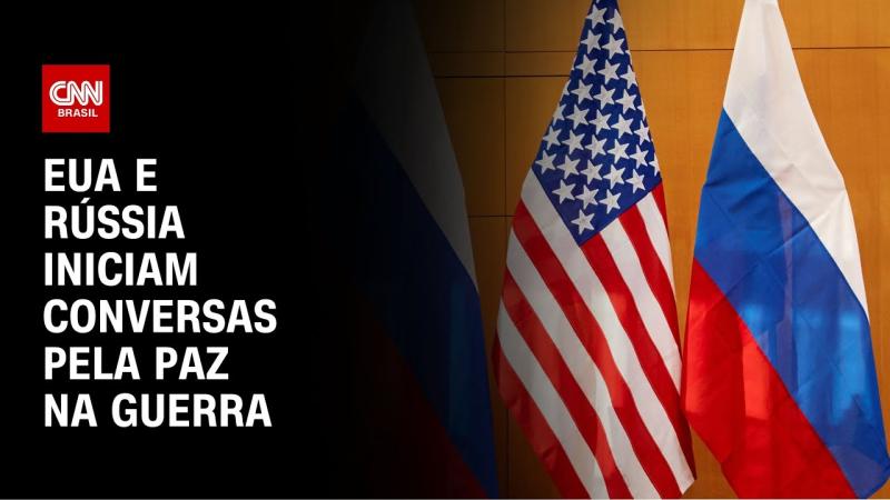 EUA e Rússia iniciam conversas pela paz na guerra 