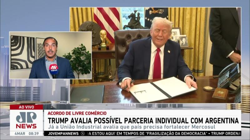 Trump avalia possível parceria individual com a Argentina